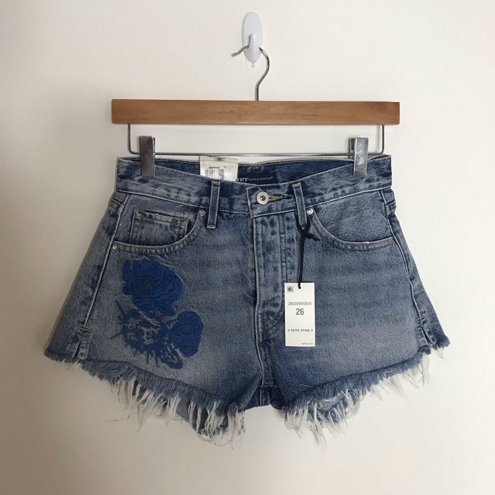 Levi’s Made and Crafted High Rise Zip Fly Shorts